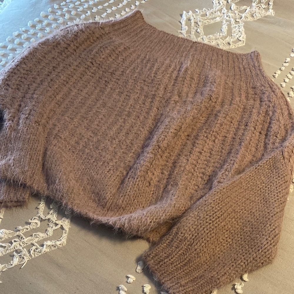 size med/large lulus off shoulder sweater currently $35 on lulus